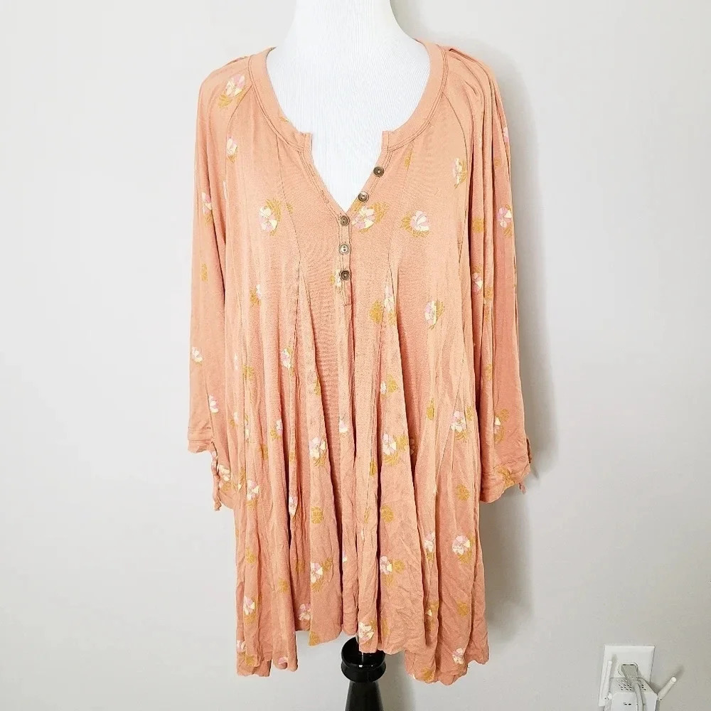 New Free People Winter Sun Cinnamon Tunic XS